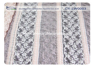Κίνα Νέο του Tulle Stretchable ύφασμα Spandex δαντελλών νάυλον, πλάτος Κύπρος-LW0003 130cm προμηθευτής