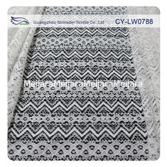 Κίνα Jacquard νάυλον ύφασμα δαντελλών βαμβακιού σχοινόδετο για υλικό SGS BV ενδυμάτων Κύπρος-LW0788 ΤΟΥ προμηθευτής