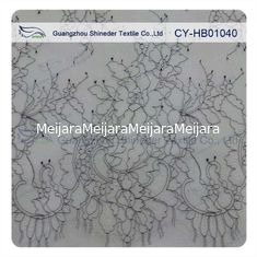 Κίνα Λεπτή μαλακή γοητευτική Floral νυφική δαντέλλα Chantilly, νάυλον δαντέλλα γαμήλιων φορεμάτων οστράκων προμηθευτής