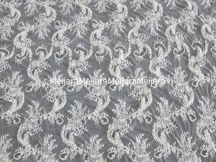 Κίνα Κομψή Viscose σκοινιού δαντέλλα Chantilly/κεντημένο ύφασμα δαντελλών προμηθευτής
