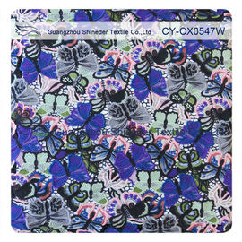Κεντημένο Customed ύφασμα δαντελλών, Floral φόρεμα μόδας κλωστοϋφαντουργικών προϊόντων βαμβακιού προμηθευτής
