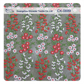 Muti - Floral κεντημένο ύφασμα δαντελλών χρώματος, κλωστοϋφαντουργικά προϊόντα μόδας τσιγγελακιών προμηθευτής