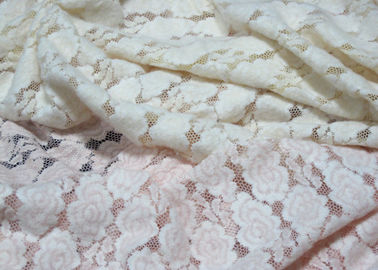 Βουρτσισμένο Jacquard αντιστατικό ύφασμα δαντελλών με SGS Κύπρος-LQ0041 πλάτους 140cm προμηθευτής
