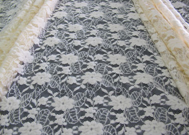 Washable βουρτσισμένο Floral ύφασμα τεντωμάτων δαντελλών/νάυλον ύφασμα Κύπρος-LQ0043 Spandex βαμβακιού προμηθευτής