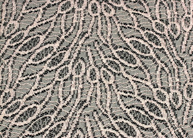 Προσαρμοσμένο Jacquard SGS υφάσματος δαντελλών βαμβακιού νάυλον συρρικνώνομαι-ανθεκτικό CE Κύπρος-LW0105 προμηθευτής
