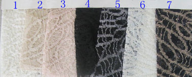 Προσαρμοσμένο Jacquard SGS υφάσματος δαντελλών βαμβακιού νάυλον συρρικνώνομαι-ανθεκτικό CE Κύπρος-LW0105 προμηθευτής