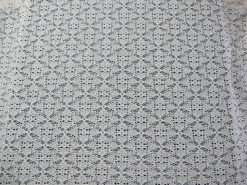 Stretchable ύφασμα δαντελλών βαμβακιού νάυλον για την ενδυμασία, ύφασμα πλέγματος δαντελλών προμηθευτής