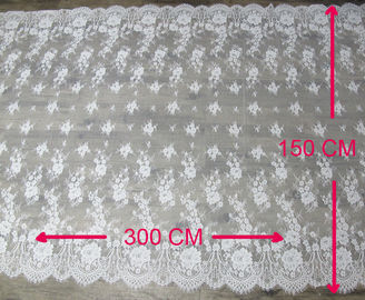 300 * 150 Eyelash εκατ. περιποίησης δαντελλών για την κουρτίνα παραθύρων, επιτραπέζιο ύφασμα Κύπρος-HB0456 προμηθευτής