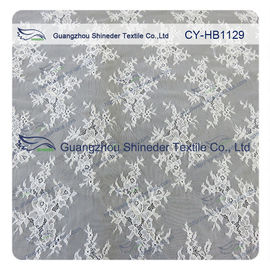 Όλοι πέρα από τη μαλακή δαντέλλα Handfeel Chantilly λουλουδιών, νυφική περιποίηση υφάσματος υψηλών σημείων προμηθευτής