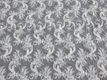 Κομψή Viscose σκοινιού δαντέλλα Chantilly/κεντημένο ύφασμα δαντελλών προμηθευτής