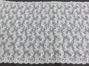 Κομψή Viscose σκοινιού δαντέλλα Chantilly/κεντημένο ύφασμα δαντελλών προμηθευτής