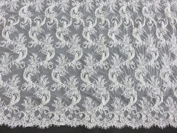 Κομψή Viscose σκοινιού δαντέλλα Chantilly/κεντημένο ύφασμα δαντελλών προμηθευτής